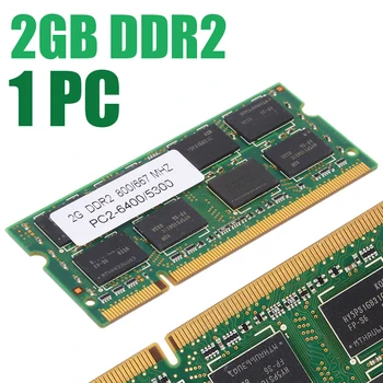 800/667Mhz 2GB de Memória DDR2 de Baixa Densidade 200pin Caderno de Memória PC2 6400/5300 RAM para Portátil Dell, Sony, Toshiba 1,8 V CL5