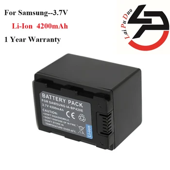 Alta Qualidade 4200mAh Marca Nova Bateria de Substituição Para Samsung IA-BP420E HMX-H200 SMX-F43 SMX-F50 HMX-H304 SMX-F44 HMX-S10