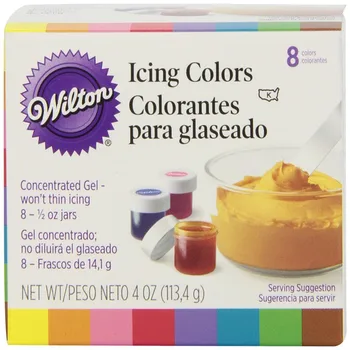 América Wilton Duplo açúcar bolo cor de pigmento colar de alimentos de cozimento wilton 8 pigmento de cor