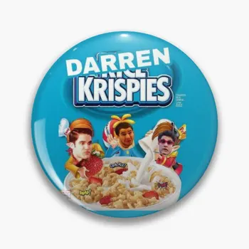 Darren Criss Krispies Personalizável Macio Botão Pin Criativo Dos Desenhos Animados Bonitos Metal Pin De Lapela Roupas Emblema Do Chapéu Amante De Dom Moda