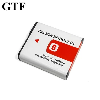 GTF 3,7 V 1400mAh bateria para câmera digital DSC-W30 DSC-W50B DSC-W70B DSC-W110 bateria Recarregável Li-ion bateria NP-BG1 NP-FG1