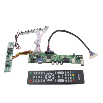 M6V5 TELEVISÃO LCD placa de controlador com TV AV VGA Áudio USB Compatível com HDMI para 19.5 polegadas lcd painel de 1440x900 MV195WGM-N10 LM195WX1-SLA1