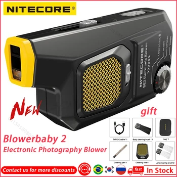 Nitecore Blowerbaby BB2 Elétricos de Ar Soprando Multi-Funcional de Fotografia Elétrico do Ventilador de Ar Kit De Lente de Câmara de Limpeza de Poeira