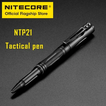 NITECORE NTP21 Liga de Alumínio Multifuncional Portátil EDC Tático Caneta para a Emergência de Quebra de Vidro Escrever Sobreviver Auto-Defesa