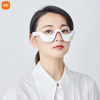 Novo Xiaomi Inteligente Vibração Micro Pulso De Corrente Calor Infravermelho Comprimir Eye Massager Fadiga Aliviar Redução De Remover O Círculo Escuro