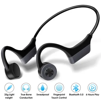 Para Xiaomi Osso Condução de Fones de ouvido Para o iphone Xiaomi de Esportes Fone de ouvido sem Fio Bluetooth 5.0 Estéreo Com Microfone Fones de ouvido
