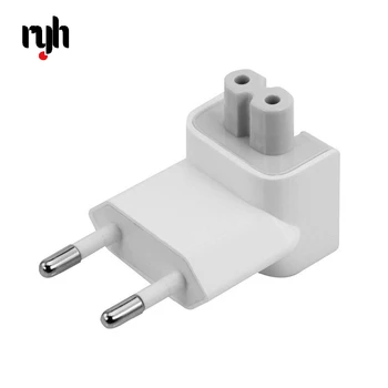 RYH de Parede AC Destacável Elétrica Euro UE Plug Pato de Cabeça para o iPad de Apple iPhone do Carregador do USB do MacBook Adaptador de Alimentação