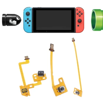 Substituição L ZL ZR Botão Chave de Fita Flex Cabo Para o Nintendo opção NS Alegria-Con Botões do controle de Cabo