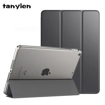 Tablet Case Para Apple iPad Ar 2 9.7 2014 Air2 A1566 A1567 dobra tripla em papel Magnético PU Couro Flip Coque Auto Acordar E Dormir Smart Cover
