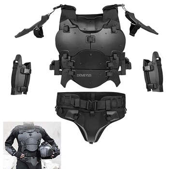 Tactical Airsoft Colete Armadura Protector De Peito Colete + Cotovelo + Ombro + Virilha + Cinto De Motocicletas Militares Equipamento De Combate