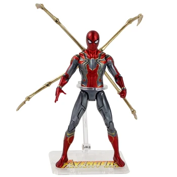 Tenho 17cm de Vingadores: os Super heróis Infinito de Guerra de Ferro, homem-Aranha Figura de Ação de PVC Homem Aranha Coleção Toy Modelo Crianças Boneca