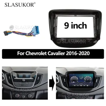 Um Andróide de 9 POLEGADAS de Carro do quadro Kit Fáscia Painel Para Chevrolet Cavalier 2016 2017 2018 -2020 Cabo Android Tela Grande Rádio Frame de Áudio
