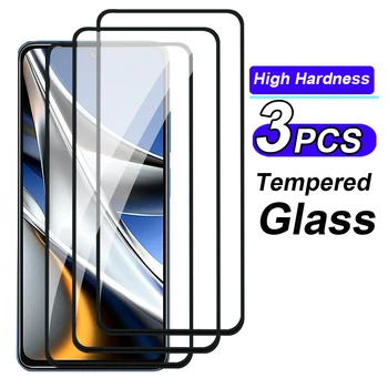 Vidro temperado Para Xiaomi Mi Poco X3 Pro de Proteção Em Xiomi Pocox3 Pocox3pro X 3 GT X3pro X4 Pro 5G Protetor de Tela do Filme de 3 Pcs
