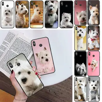 Westie Terrier um Cão de filhote de Cachorro Highland Caso De Telefone Xiaomi Redmi 4X 5Plus 6A 7 7A 8 8A Redmi Nota 4 5 7 8 9 Nota 8T 8Pro 9Pro
