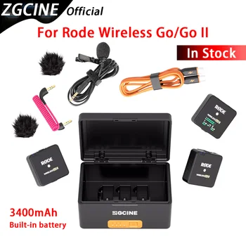 ZGCINE ZG-R30 Pro Caso de Carregamento para Rodou sem Fio IR 2 I II Único Carregamento Rápido Caixa de 3400mAh Built-in Bateria do Banco do Poder de G0 2