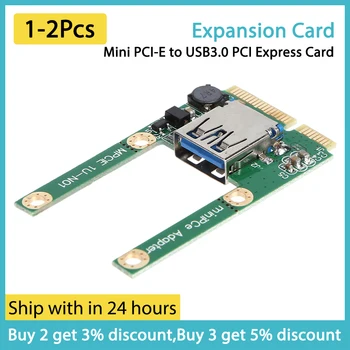1-2Pcs Mini PCI-E para USB3.0 PCI Express Placa de Adaptador de Mini-PCI-E USB 3.0 para Placa de Expansão para o Caderno de extensão USB Interface