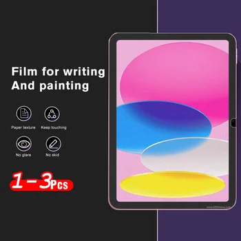 1-3pcs Escrita em Papel Filme Para Apple iPad 2022 Desenho Fosco Protetor de Tela Para o Ipad 10 10.9 Polegadas Cobertura Completa Tablet Filme Suave
