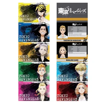 10 Pcs/pack de desenhos animados de Anime de Tóquio Revengers Cartão de Adesivos Hanagaki Takemichi Cartão de IDENTIFICAÇÃO do Estudante Adesivos para Ônibus de Cartão de Banco, Brinquedos Presentes