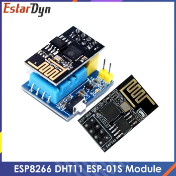 10Pcs ESP8266 ESP-01 ESP-01 DHT11 de Temperatura e Umidade Sensor Módulo esp8266 wi-Fi NodeMCU Casa Inteligente IOT