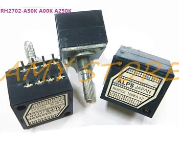 1Pc 27 Tipo de 8Pin Precisão Resistor de Chip Entusiasta Pisar Japão ALPES RH2702 50KA100KA250KA Duplo Potenciómetro de Volume Estrias