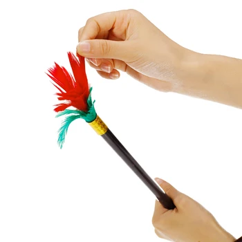 1Pc Comédia Flower Stick Truque de Magia de Mago Palhaço Crianças Palco do Show de Desempenho Prop Brinquedo
