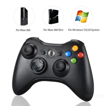 2.4 G sem Fio Controlador Para Xbox 360 Gamepad Com o PC Receptor de Controle Para o Microsoft Jogo de Xbox 360 Joystick Para PC win7/8/10