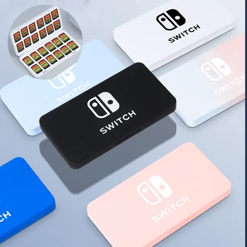 24 cartões de Jogo de Armazenamento de Caso de Suporte da Caixa de Capa para Nintendo Interruptor de OLED lite Magnético de Protecção Soft Forro de Portáteis Acessórios