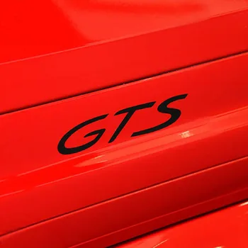 2PCS Estilo Carro GTS Corpo Emblema Emblema Adesivo Para Cayenne Cayman Panamera Taycan Spyder E-Híbrido Mundo 911 718 928 930 901
