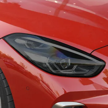 2PCS Para BMW Z4 G29 M40i é sdrive 2020 o Farol do Carro Tonalidade de Fumaça Preta Película Protetora Transparente lanterna traseira em TPU Adesivo Accessorie