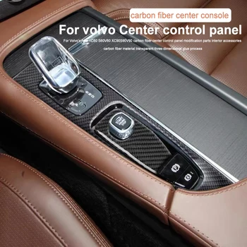 A Fibra de carbono Painel de Controle Central de Interior para o Volvo XC60 S60, V60 V60CC XC90 S90 V90CC V90