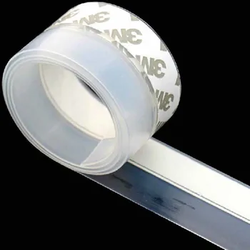 Auto-Adesivo Weatherstrip sem moldura de Janela de Correr Caixilho de Porta de Tela Inferior da Rolha de Selos de 25mm, 35mm 45mm x 5m Transparente