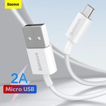Baseus Cabo Micro USB 2A Rápido Cabo de Carregamento Para Xiaomi Redmi Samsung Oneplus Dados de Fio de Telefone Móvel Android Carregador USB Cabo