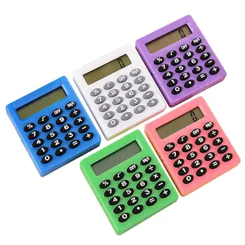 Boutique Pequeno Quadrado De Papel De Carta Calculadora Personalizada Mini Candy Color Escola & Escritório Eletrônica Criativa CalculatorDropshi
