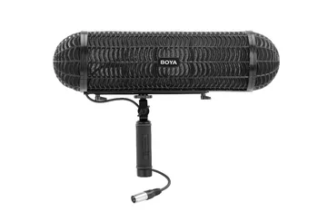 Boya POR WS1000 Microfones Dirigível de pára-brisa, Sistema de Suspensão para Tiro de arma de Microfone para Canon Nikon Sony DSLR Câmera de vídeo Gravador de