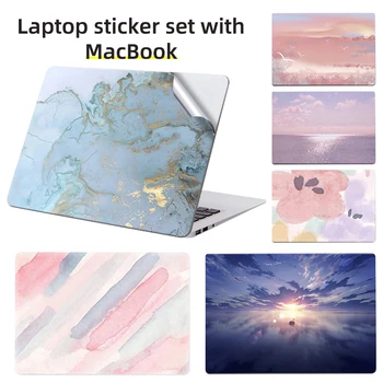 Capas para Laptop para 2022 Macbook air de 13,6 M2 A2681 Pro 14/16 M1 2021 A2338 Air13 A2337 A2141 3D Imprimir desenhos de Adesivos de Proteção