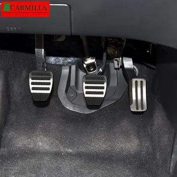 Carmilla para Nissan Juke 2011 - 2018 Aço Inox Pedal MT Pedais do Carro, Protetor de Almofada de Tapetes