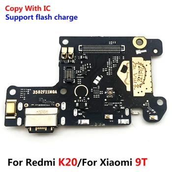 Carregador Conselho Flex Para o Xiaomi Mi 9T Pro Redmi K20 Porta USB Conector Dock de Carregamento do cabo do Cabo flexível