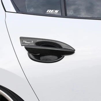 Carro pega da Porta Tigela Tampa do Protetor de Guarnição Adesivo para Mazda 3 Axela BP Acessórios 2020 2021 2022
