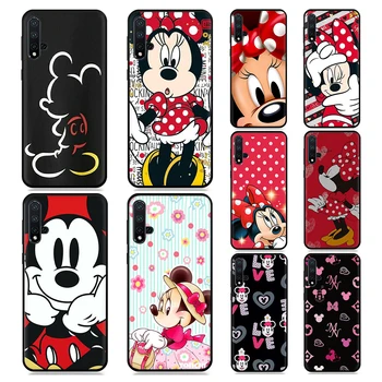 Disney Mickey Mouse capa de Silicone para Huawei Nova 2 + 2E 3 3E 3i 4 4E 5 5T 5i Pro 5Z 6 7 8 9 SE Tampa Traseira