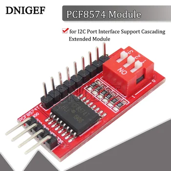 DNIGEF 1 PCS PCF8574 PCF8574T eu\O I2C para a Porta de Interface de Suporte em Cascata Estendido Módulo