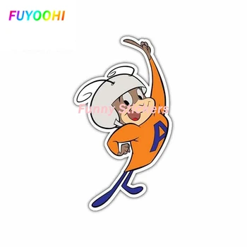 FUYOOHI Jogar Adesivos Atom Ant Cartoon Anime PVC Adesivo de Carro Capacete de Moto protector solar Vinil JDM pára-choques Tronco Caminhão Gráficos