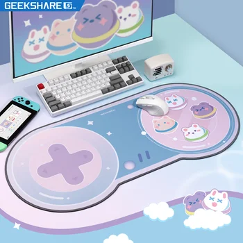 GeekShare Bonito Mouse Pad de grandes dimensões Soft Office de Jogos de Computador, Mouse Pads, 80cm*36cm Engrossado antiderrapante Teclado Esteira de Tabela Kawaii