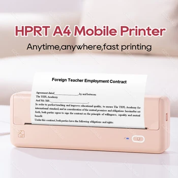 HPRT MT800 Portátil Impressora A4 Inkless Impressoras Térmicas para o Contrato de Documentos PDF, Word de Impressão de fotografias sem Fios Bluetooth