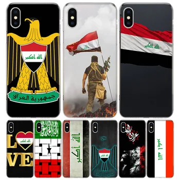 Iraque Bandeira de Telefone de Caso Para o iPhone 14 11 12 13 Pro Max Xr X Xs Mini 8 7 Plus 6, 6S SE menores de 5 anos Macio Fundas Coque Shell Tampa