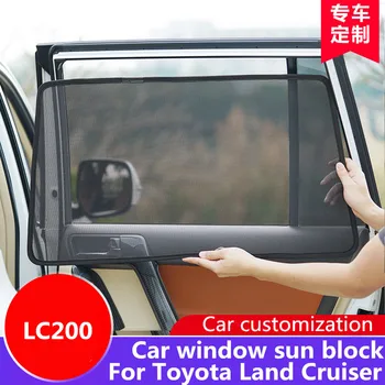 Janela de líquido isolante cortina pára-sol do anti-mosquito protetor solar PARA Toyota Land Cruiser LC200 2008-2019