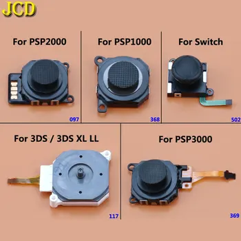 JCD 1PCS 3D Analógico Botão do Joystick Para PSP Slim 1000 2000 3000 Joystick Analógico de Varas Para a Nintend Mudar NS JoyCon 3DS Controlle