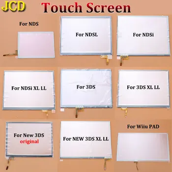 JCD Tela de Toque do Visor do Painel de Vidro do Digitalizador Para NDS Lite NDSL NDSi LL XL 3DS 3DSLL 3DSXL Novo 3DS XL LL WiiU PAD Console