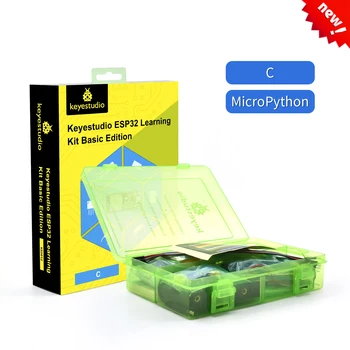 Keyestudio ESP32 Aprendizagem Kit Basic Edition Com ESP32 placa-mãe 74 projeto de tutoriais Para o Arduino DIY Kit Eletrônico