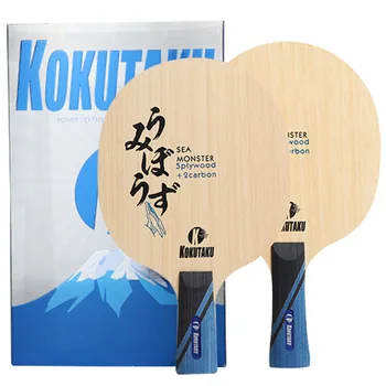 KOKUTAKU Formação Raquete de Tênis de Mesa PING PONG, Raquete de Base de Curto E de Longo pega 7-Camada de Paulownia Estrutura da Base de dados de Esporte de Raquetes