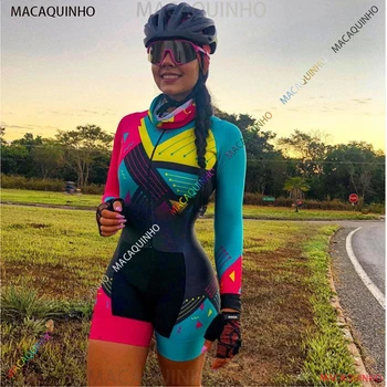Mulheres de Manga Longa de Ciclismo Macacão de Terno Barato Elegante Kafitt Promoção de Verão de Bicicleta de Montanha, Triatlo, Ciclismo Roupas